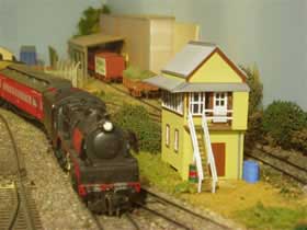 R726 passes the signal box