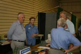 Behind the scenes: Information Stand manned by Club Members of AMRA (Q)