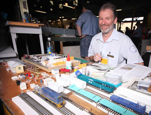 Structure Building Demonstration by Craig Mackie of the Railway Modellers Club